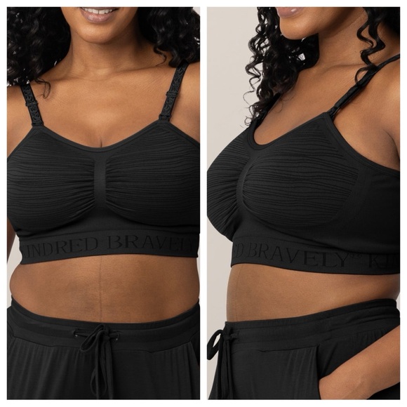 Kindred Bravely Black Nursing Bra with removable pads - Picture 1 of 11